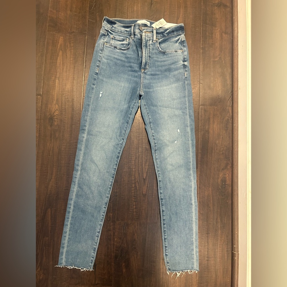 LOFT Light Blue High-Rise Jeans